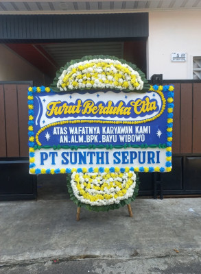 Papan Bunga Duka di Lokwirin